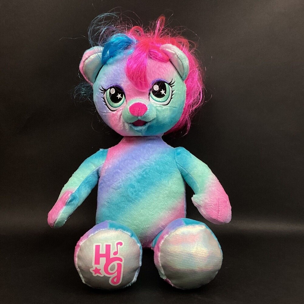Build-A-Bear -Honey Girls- Viv -Pastel Blue/Purple/Pink Special Edition-No Sound